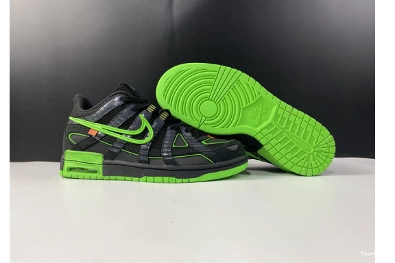 CU6015-001 O-W DUNK “”GREEN AIR STRIKE“ NIKE RUBBER 0302